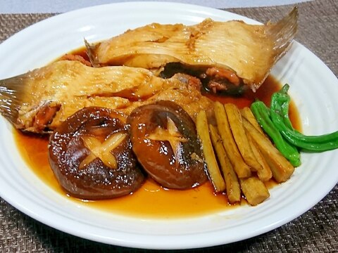 簡単に激ウマ！  「 子持ちカレイの煮付け 」